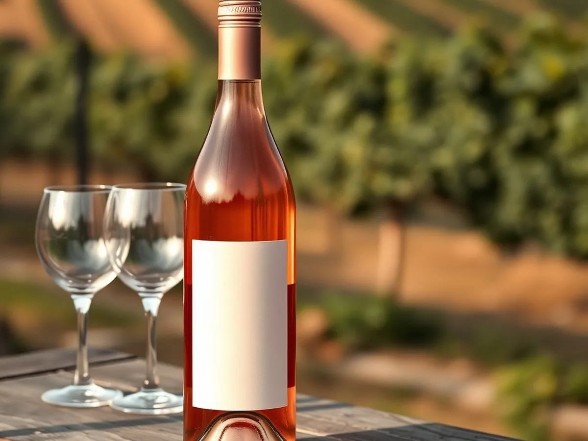 Foto dimostrativa di Rosato della Bergamasca 2024
